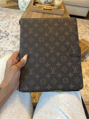 iPad case 12.9 inch monogram print